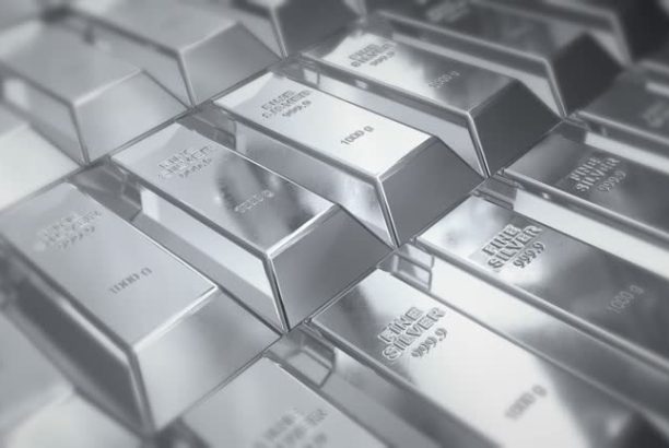 Silver Bar loopable animation.